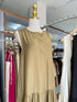 Casual Sleeveless Flounce Dress